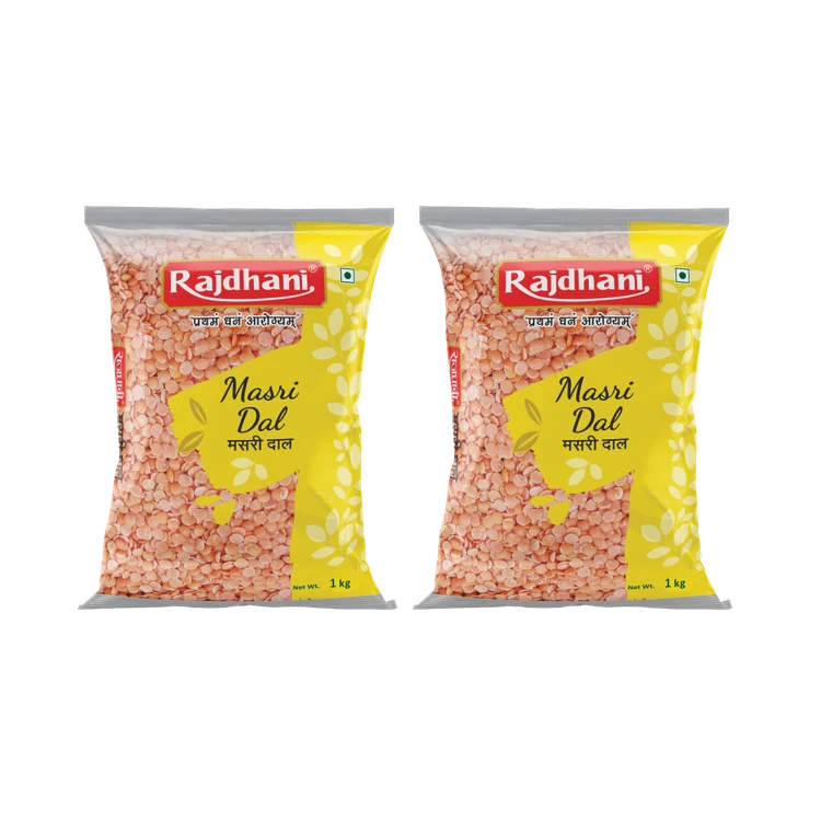 Rajdhani Masoor Dal/Masri Dal - Pack of 2 (Masoor Bele)