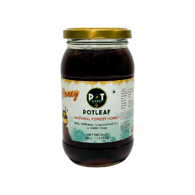 POT LEAF Natural Forest Organic Honey