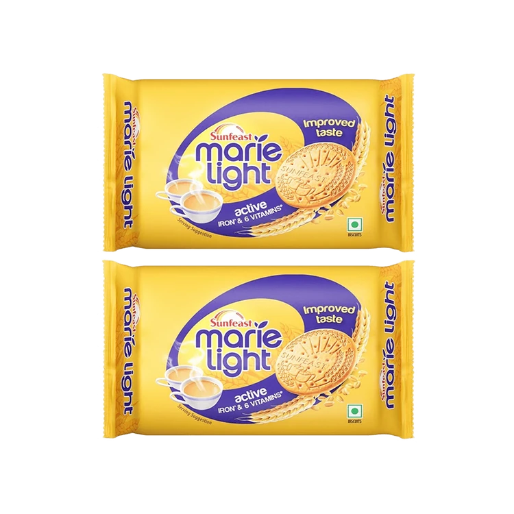 Sunfeast Marie Light -Active Marie Biscuits - Pack of 2