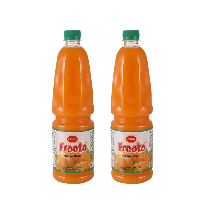 Pran Frooto Mango Drink - Pack of 2