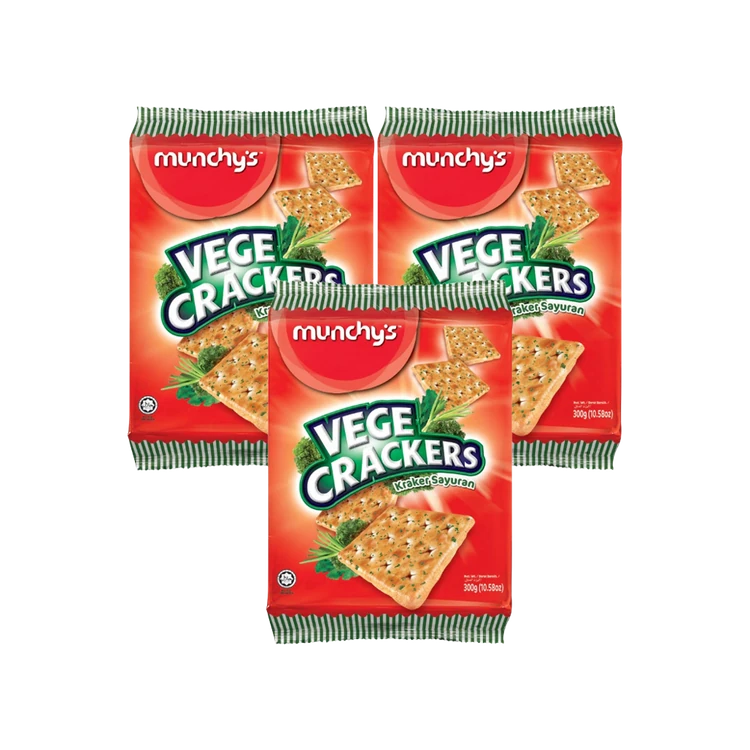 Munchy's Vege Crackers - Pack of 3