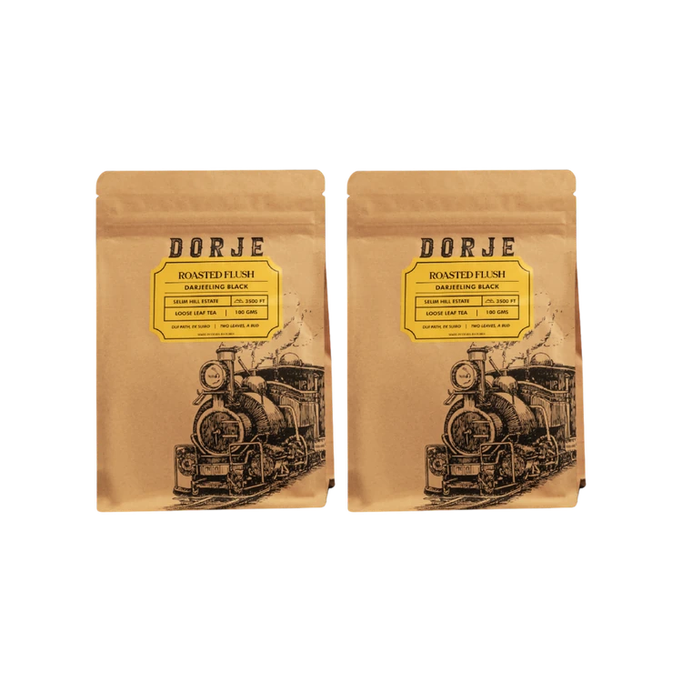 Dorje Teas Roasted Darjeeling Tea - Pack of 2