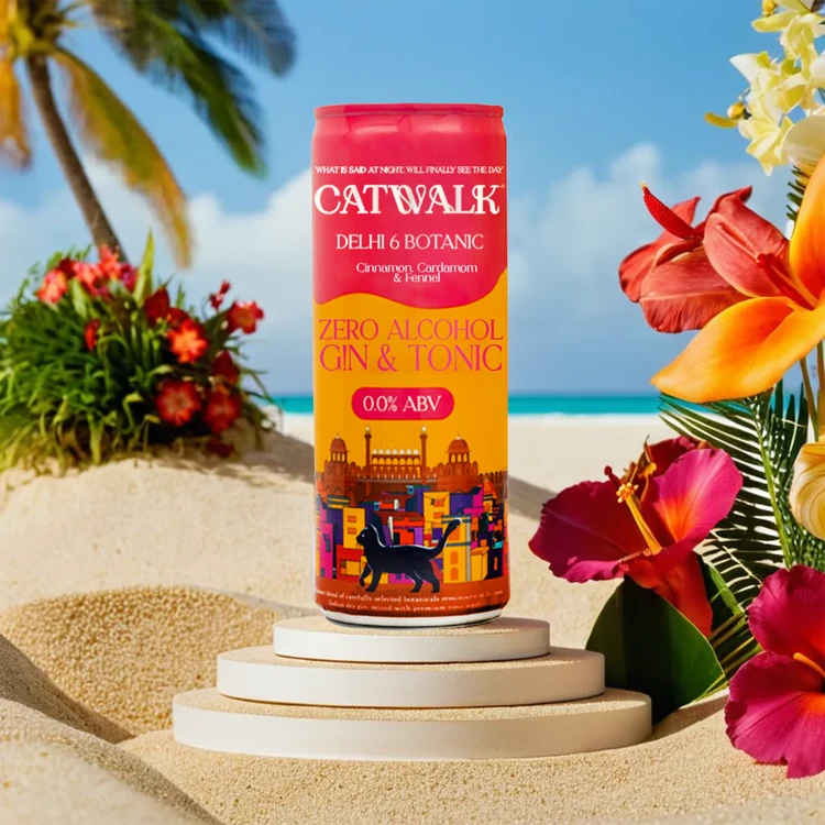 Catwalk Delhi 6 Botanic - Zero Alcohol Gin & Tonic