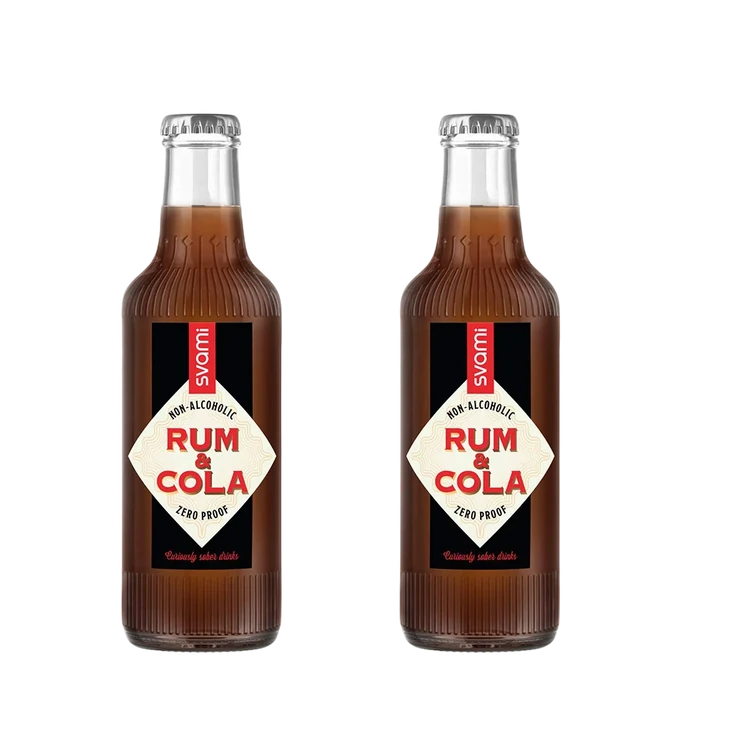 Svami Non Alcoholic Rum & Cola Flavoured Tonic Water - Pack of 2