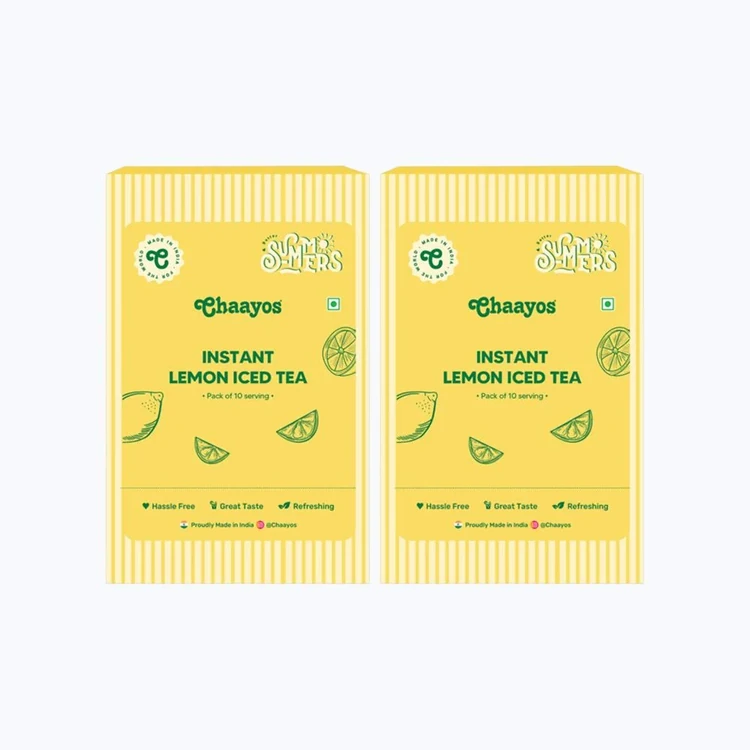 Chaayos Instant Lemon Ice Tea Premix - Pack of 2