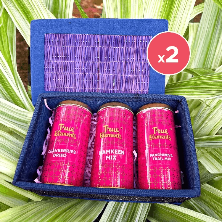 True Elements Eco-friendly Dry Fruits Gift Pack - Pack of 2 (Dry Fruits Udugore Pack)