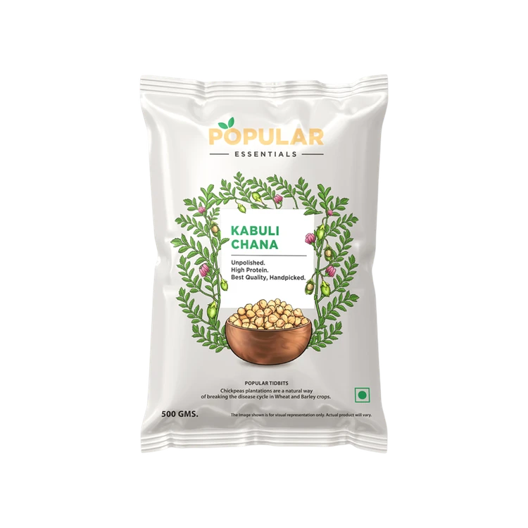 Popular Essentials Kabuli Chana (Big) (Kabuli Kadale)