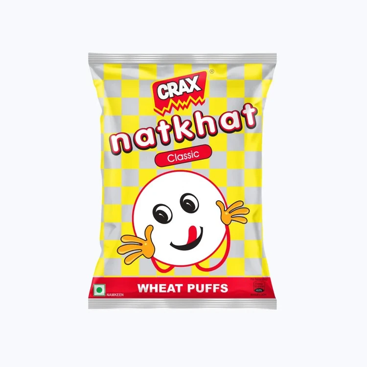 Crax Natkhat Classic Wheat Puffs Snacks
