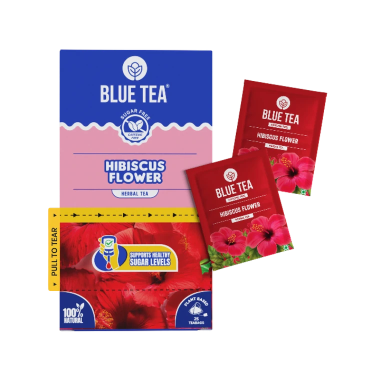 Blue Tea Hibiscus Flower Herbal Tea