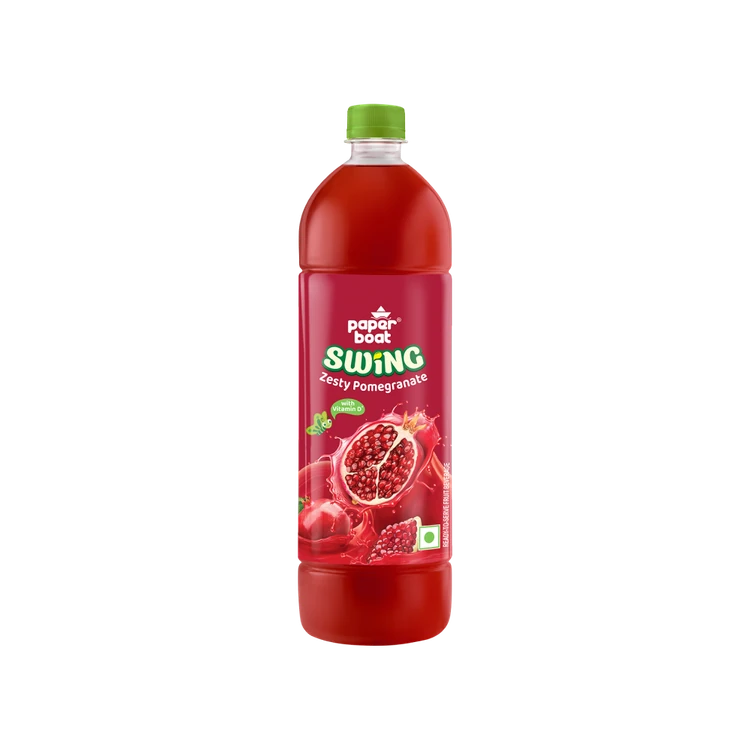 paper boat Swing⁺ Zesty Pomegranate Juice