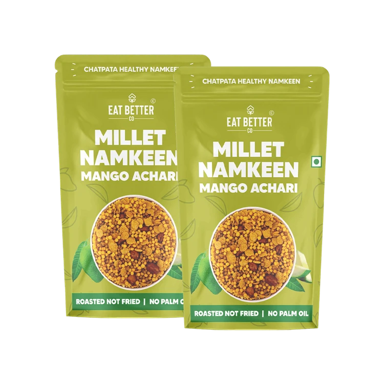 Eat Better Co Millet Mango Achari Namkeen
