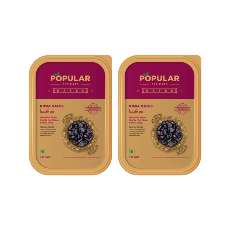 Popular Fit Eats Kimia Dates - Pack of 2 (Kharjura)