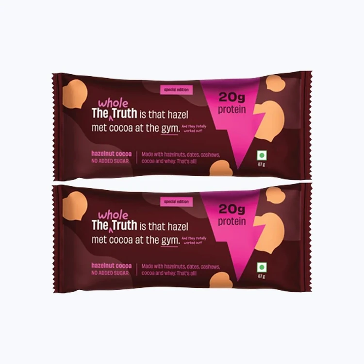The Whole Truth Protein Bar Hazelnut Cocoa - Pack of 2