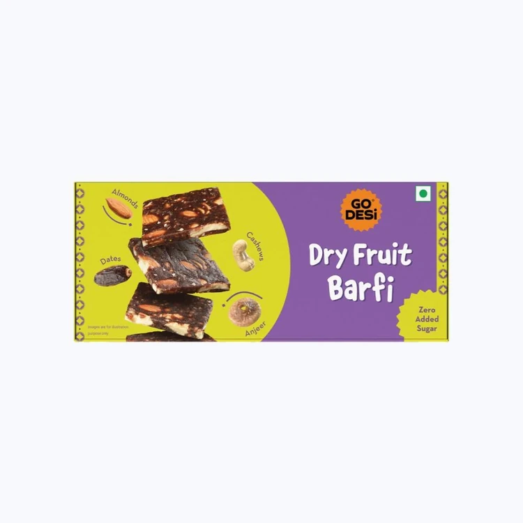 Dry Fruit Barfi by GO DESi