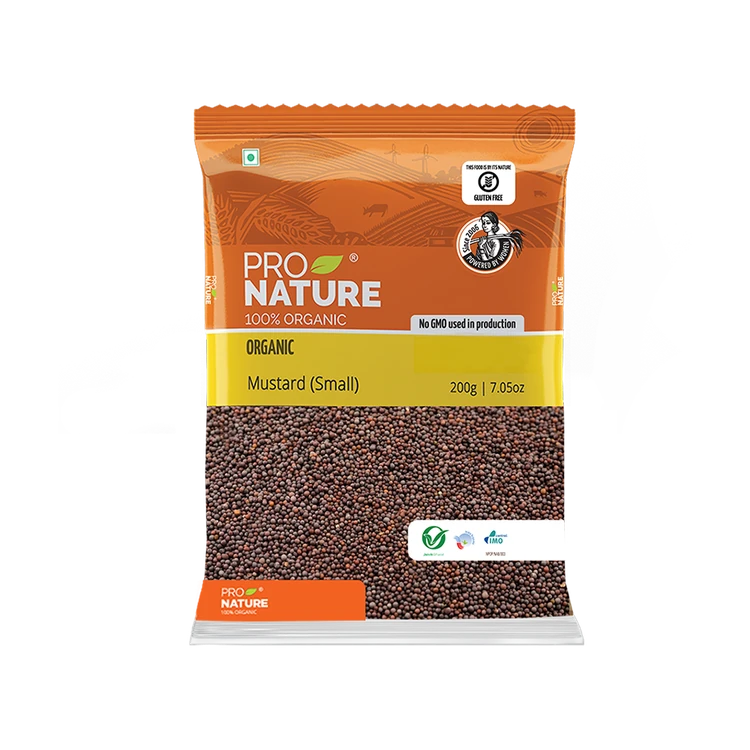 Pro Nature Black Organic Mustard Seeds