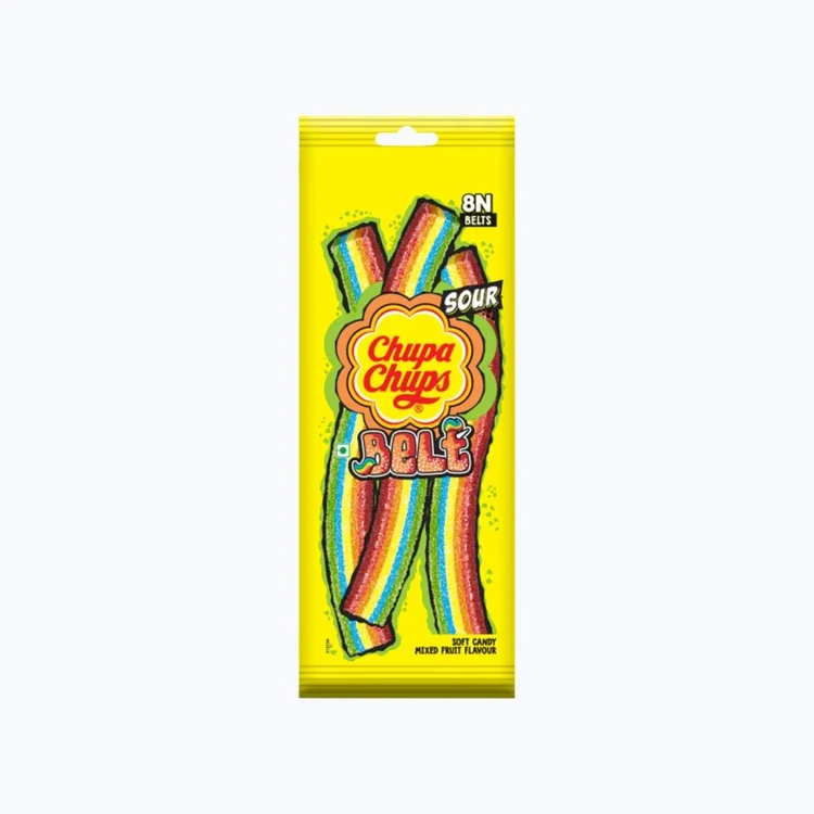Chupa Chups Sour Belt Mixed Fruit Candy