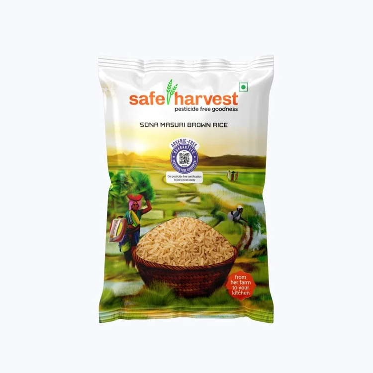 Safe Harvest Unpolished Pesticide-Free Brown Rice