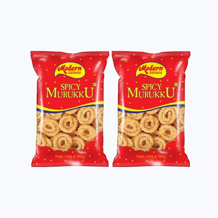 Modern Kitchens Spicy Murukku Namkeen - Pack of 2