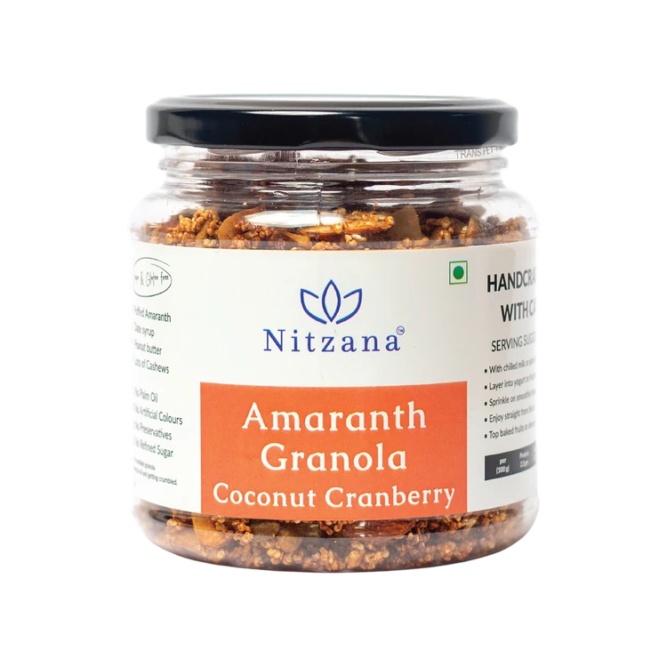 Nitzana Coconut Cranberry Amaranth Granola