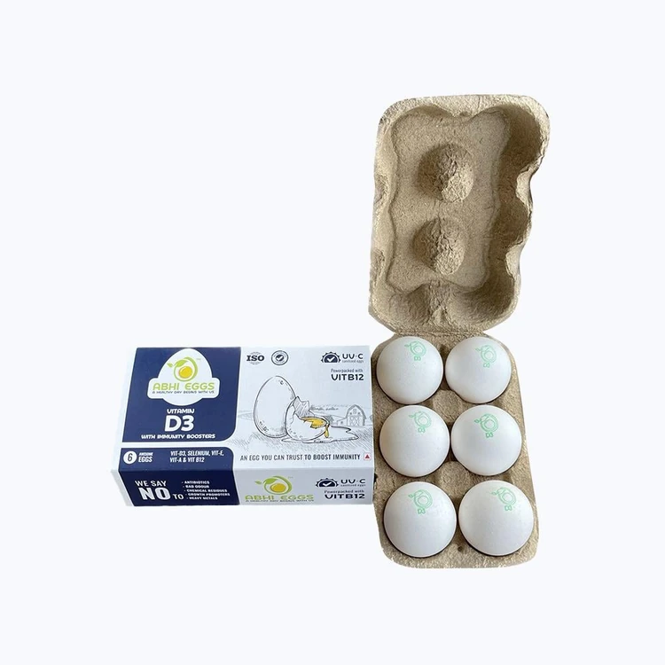 Abhi Vitamin D3 White Protein Rich Eggs - 1 pack (6 pieces)