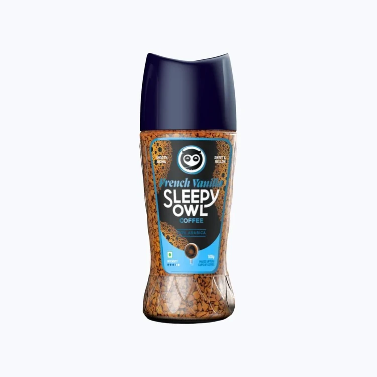 Sleepy Owl French Vanilla 100% Arabica Instant Flavoured Coffee