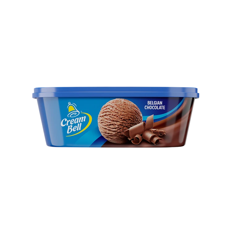 Cream Bell Belgian Chocolate Frozen Dessert Tub