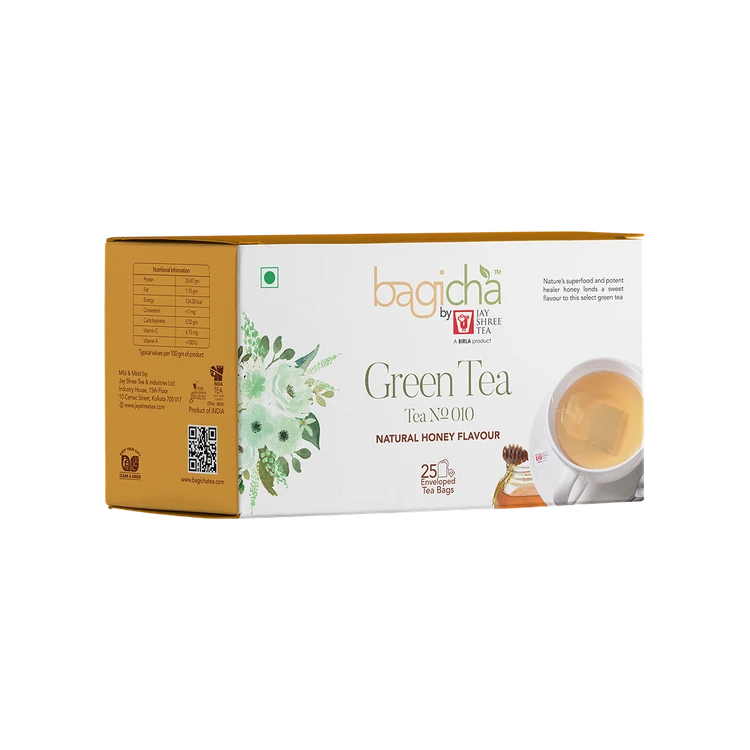 Bagicha By Jay Shree Tea Natural Honey Flavour Green Tea
