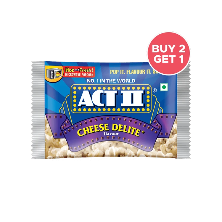 Act II Microwave Cheese Delite Popcorn - Buy 2 Get 1 Free