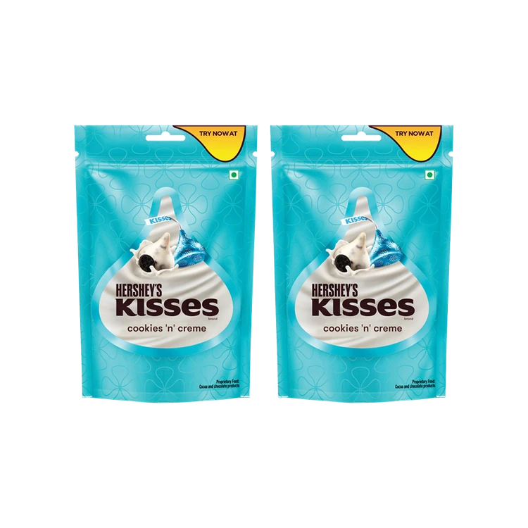 Hershey's Kisses Cookies n Creme Assorted Chocolate Pack - Pack of 2