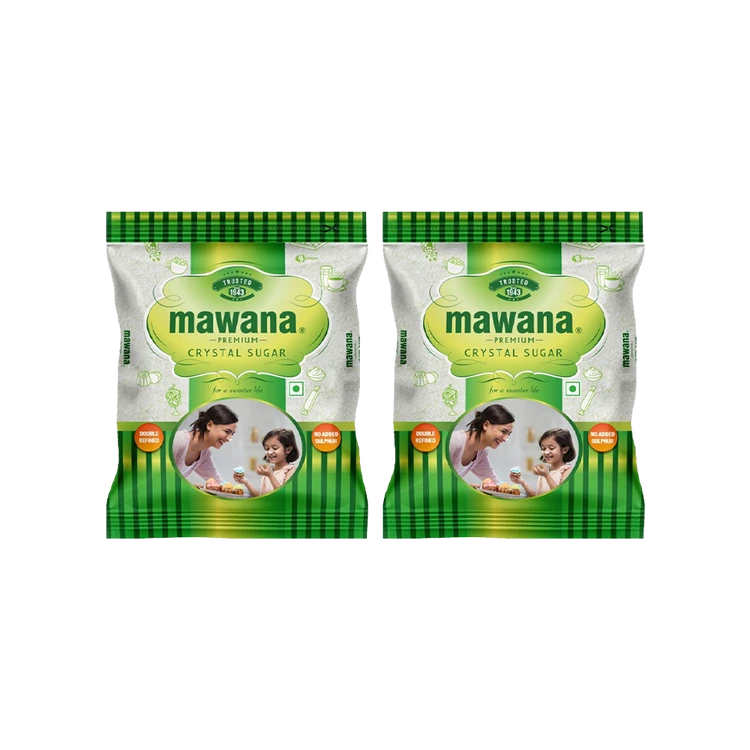 Mawana Premium Crystal Sulphurless Sugar - 5 kg - Pack of 2 (Sulphur Rahitha Sakkare)