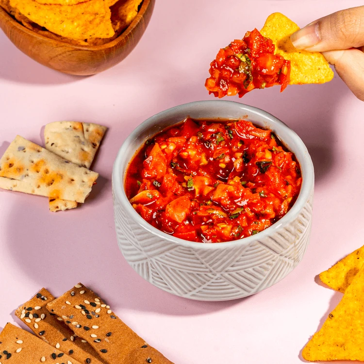 Fiery Tomato Salsa Dip