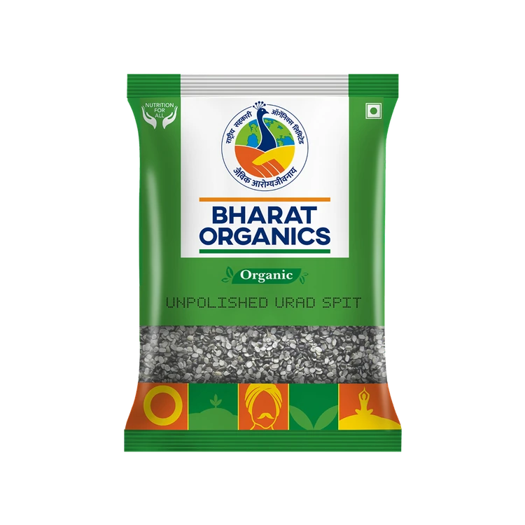 Bharat Organics - Organic Urad Dal (Chilka)
