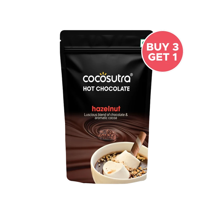 Cocosutra Hazelnut Hot Chocolate - Buy 3 Get 1 Free