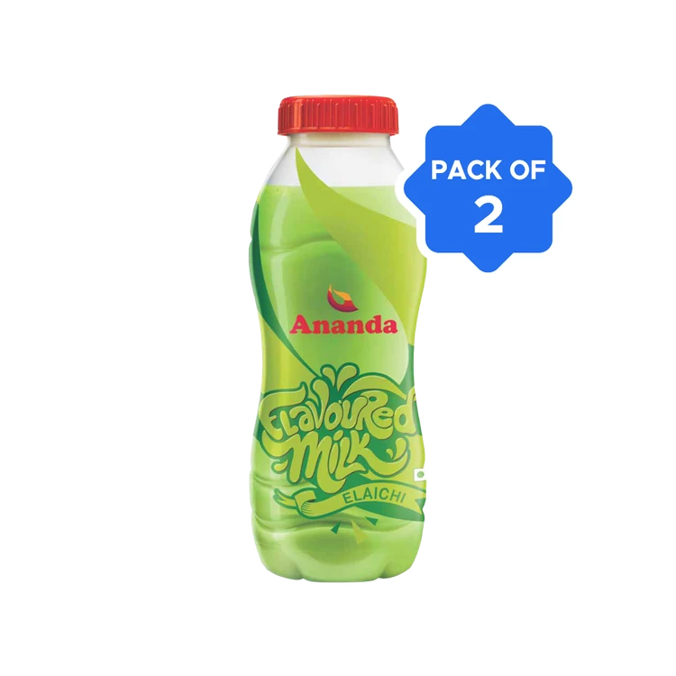 Ananda Elaichi Flavoured Milk - Pack of 2