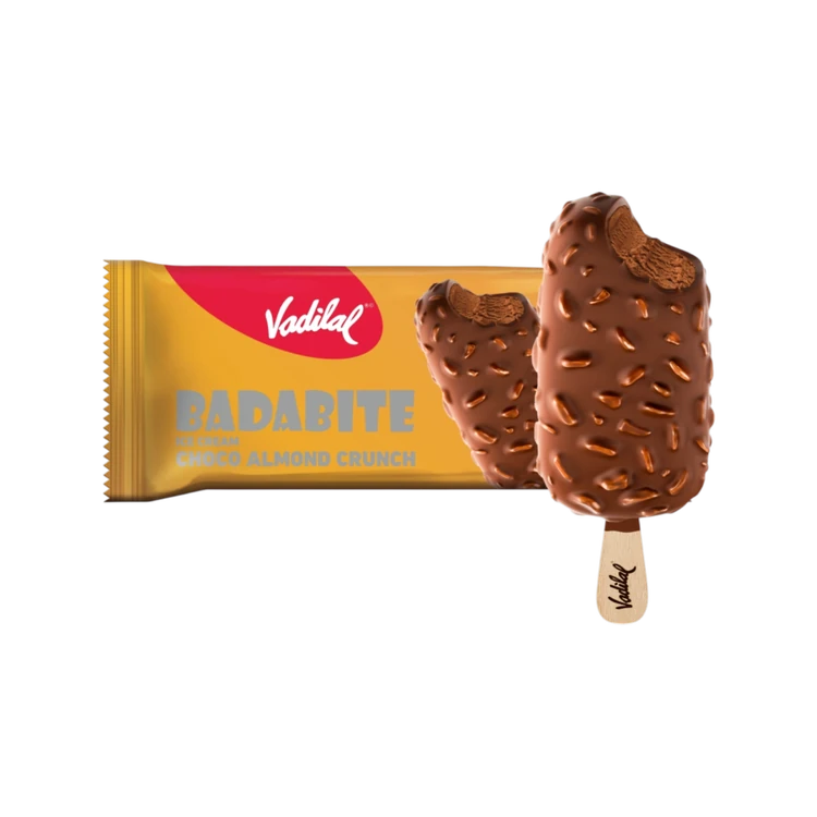 Vadilal Badabite Choco Almond Crunch Ice Cream Stick