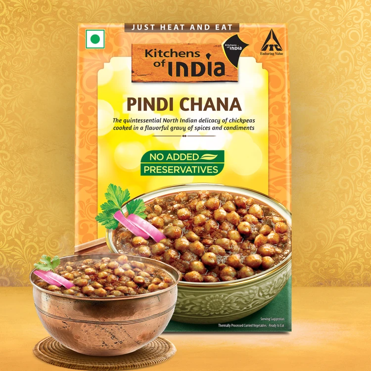 Kitchens of India Pindi Chana Ready to Eat
