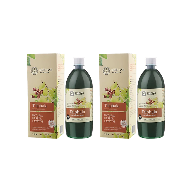 Kapiva Ayurveda Triphala Laxative Herbal Juice - Pack of 2