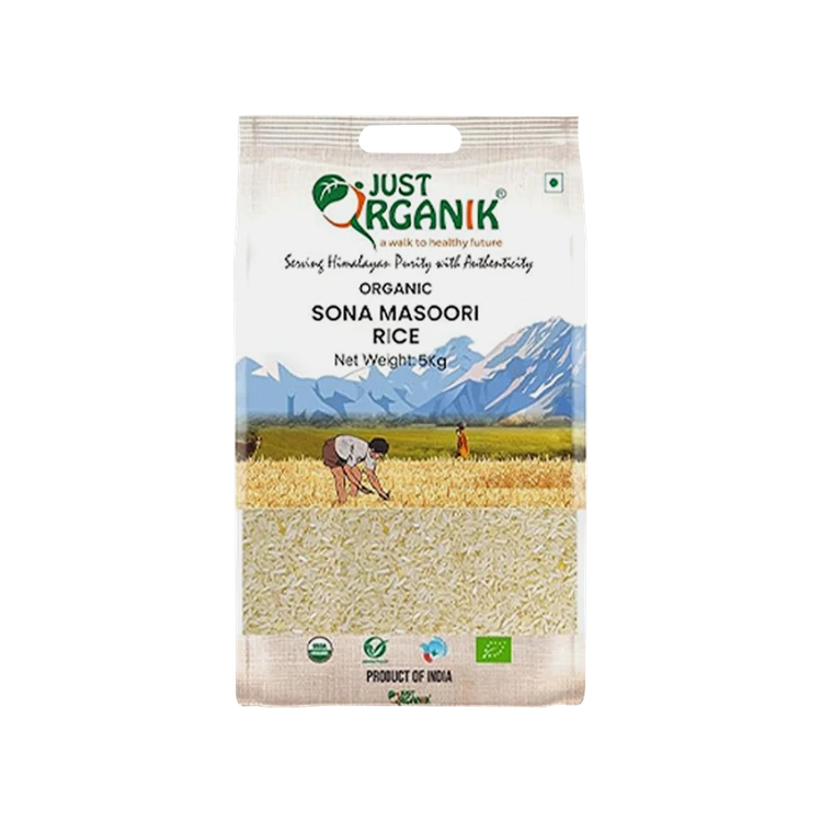 Just Organik Organic Sonamasuri Rice
