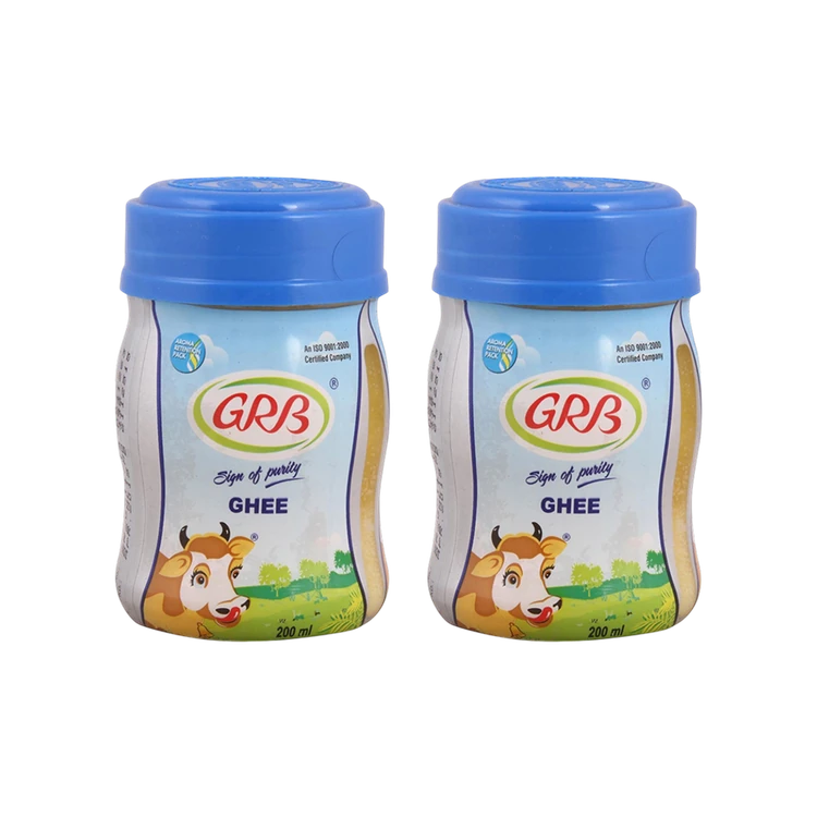 GRB Cow Ghee - Pack of 2 (Hasuvina Tuppa)