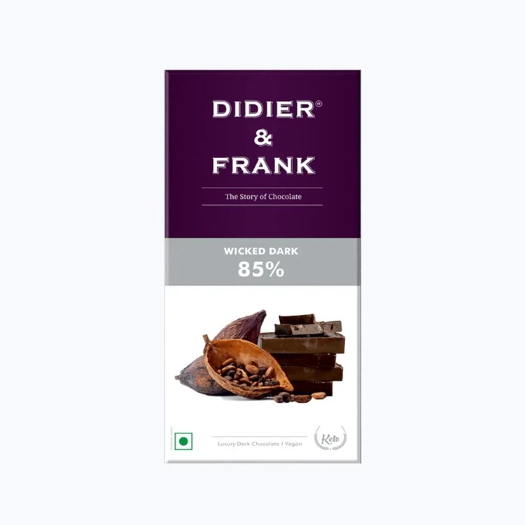 Didier & Frank Wicked 85% Dark Chocolate Bar