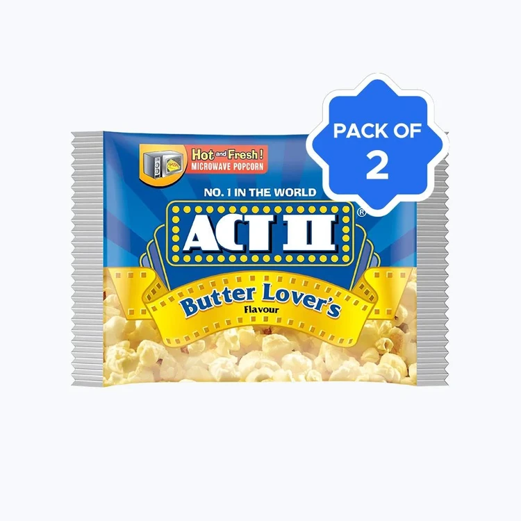 Act II Butter Popcorn - Microwave - Pack of 2