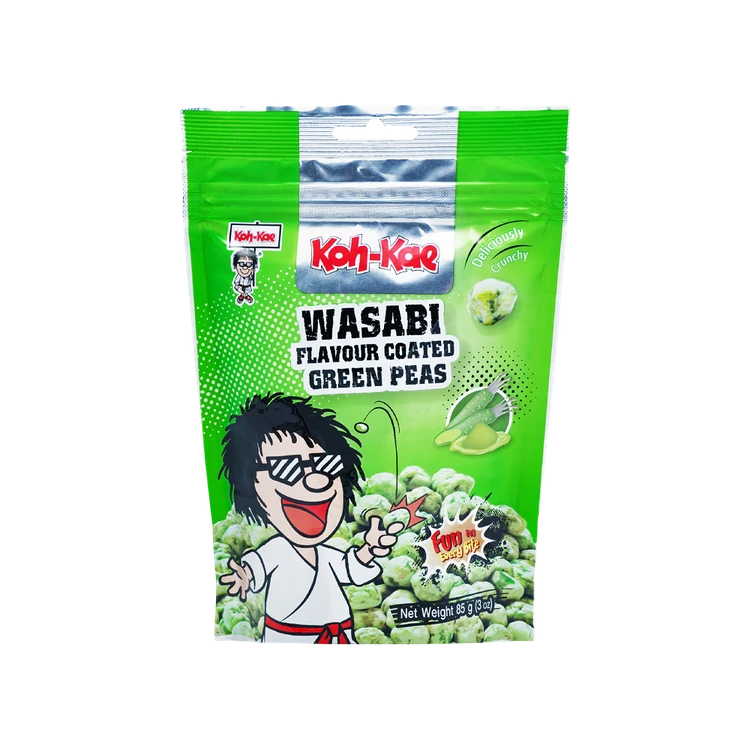 KOH KAE Wasabi Flavoured Coated Green Pea Snack