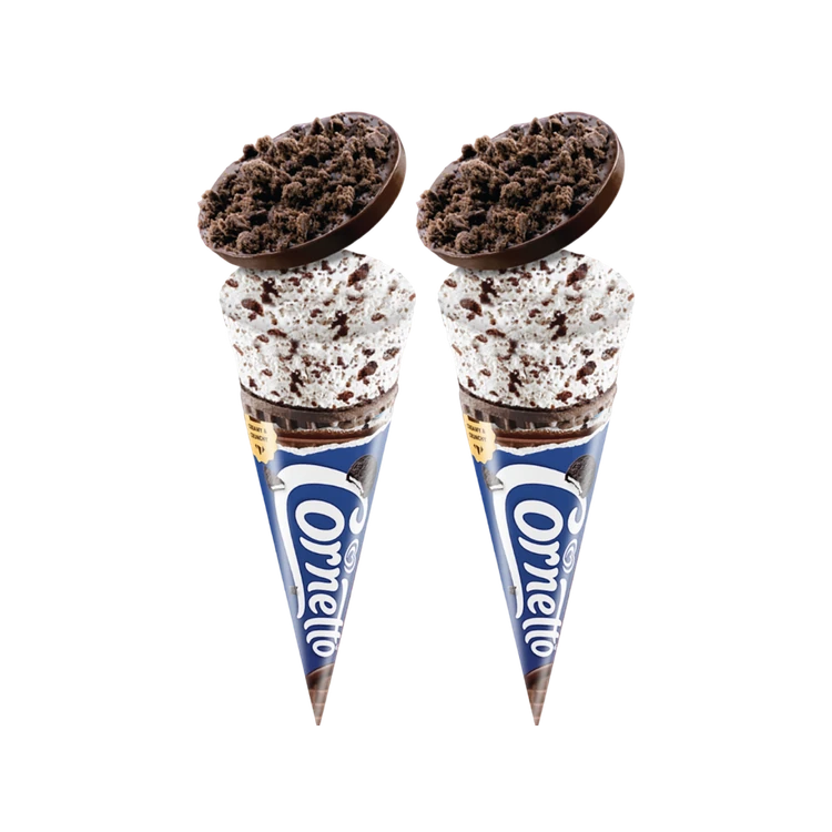 Kwality Walls Cornetto Oreo Frozen Dessert Cone - Pack of 2