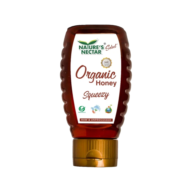 Nature's Nectar Squeezy Organic Honey