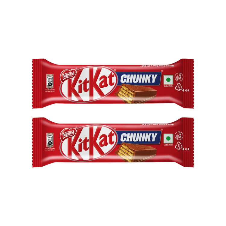 Nestle KitKat Chunky Wafer Bar - Pack of 2