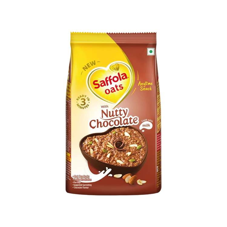 Saffola Nutty Chocolate Flavoured Oats