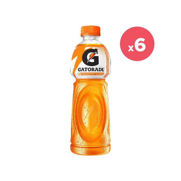 Gatorade Orange Flavour Sports Drink - Pack of 6