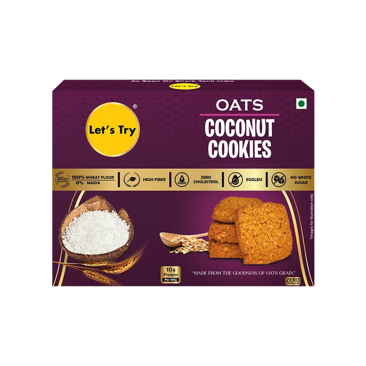 Let's Try Oats Coconut Cookies