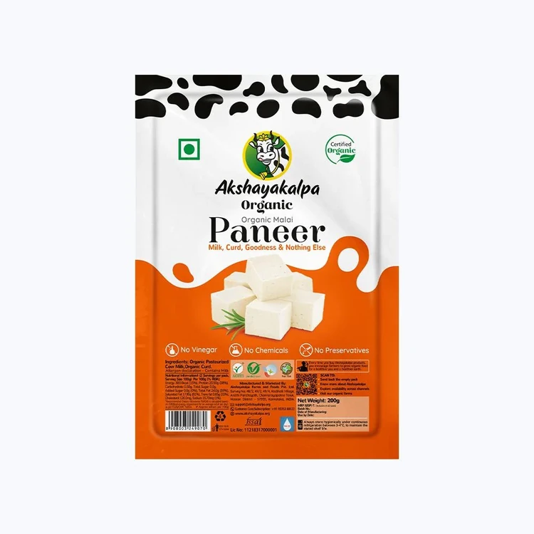 Akshayakalpa Organic Malai Paneer