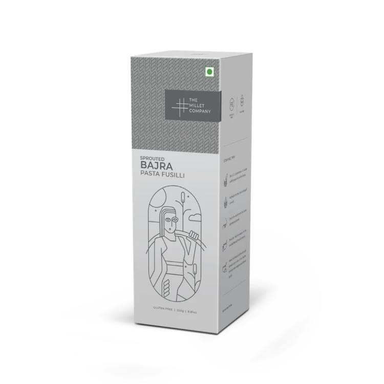 The Millet Company Sprouted Bajra Fusilli Pasta